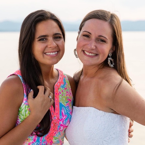 Lilly Pulitzer White Strapless Size: 4 - Picture 3 of 6